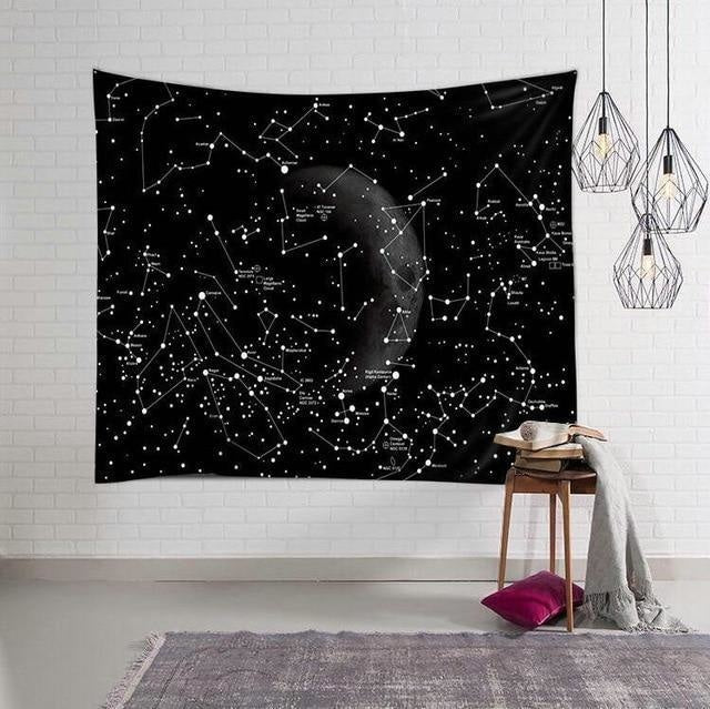 Tenture Murale Constellation - 130 x 150cm