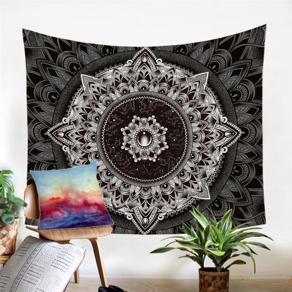 Tenture Psychédélique Mandala by Brizbazaar