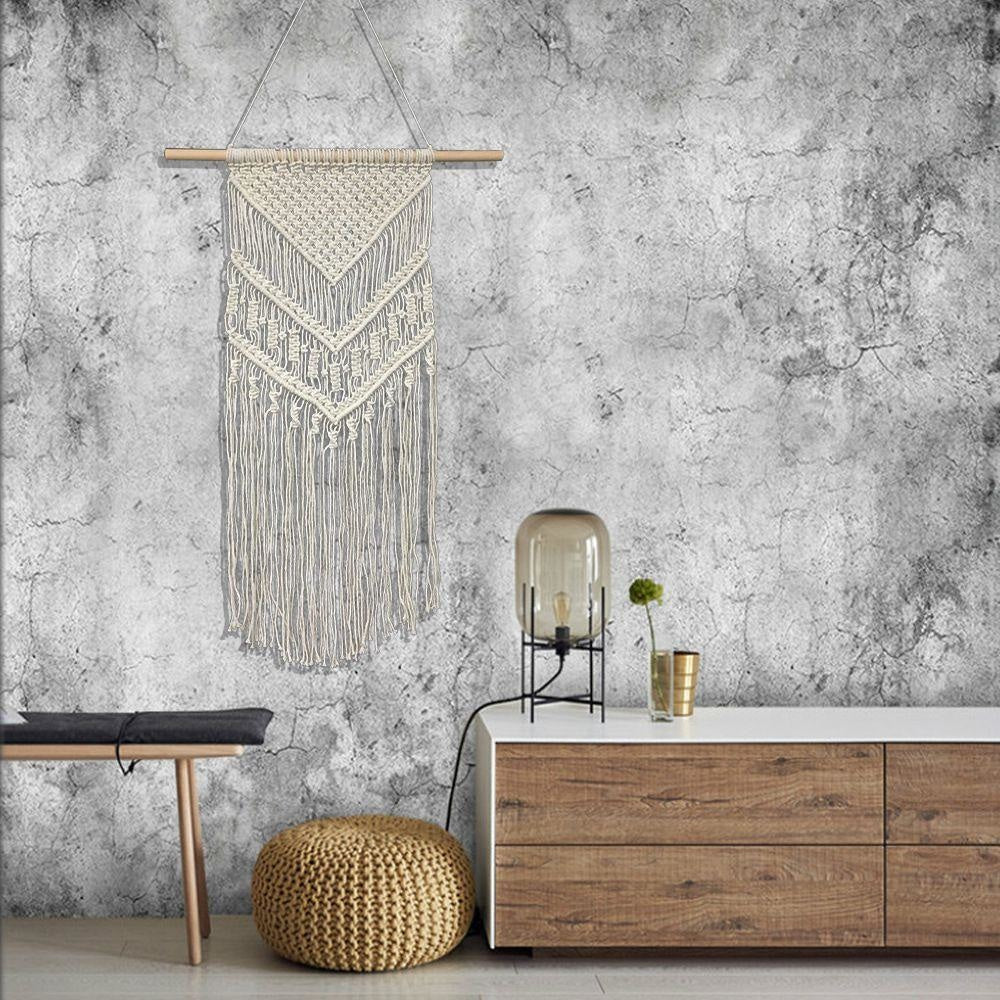 Tenture Tissée en Macramé